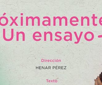 Próximamente... un ensayo