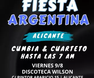 Fiesta Argentina - Discoteca Wilson