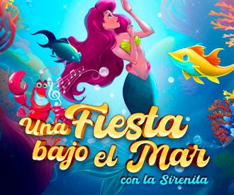Una fiesta bajo el mar con La Sirenita