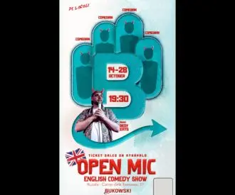 English Comedy Open mic - Delocos