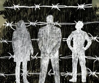 Combat de negre i de gossos