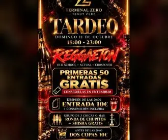 Tardeo Terminal Zero · Reggaeton old School + Actual + Crossover