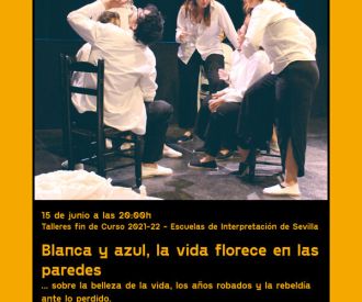 Blanca y Azul, la Vida Florece en las Paredes