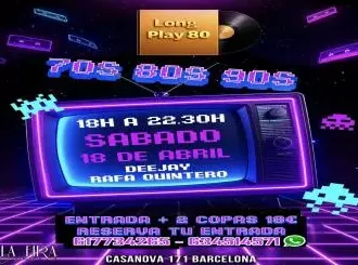 Tardeo 70s, 80s y 90s: la música de nuestra vida