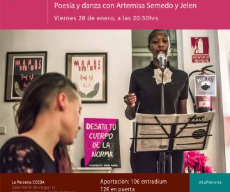Bailando Versos - Poesía y Danza con Artemisa Semedo y Jelen