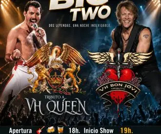 Tributos Queen + Bon Jovi - The Big Two