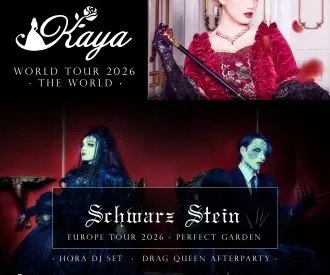 Kaya World Tour – the World – in Europe ＆Schwarz Stein Europe Tour – Perfect Garden –