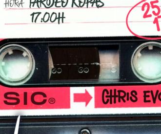 Sunset 'cassette' 90's dance party