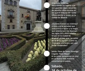Ruta histórica 'Brujas hechiceras y la Inquisición'. Con Auf dem Trampolin