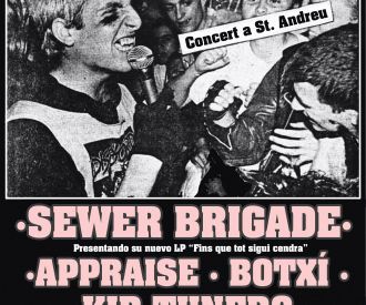 HC PUNK a St. Andreu: presentació Fins que tot sigui cendra de Sewer Brigade