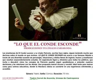 Lo que el Conde Esconde - Producciones Teatrales Zarabanda