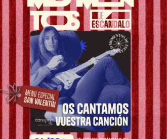 Cena + live show por San Valentín