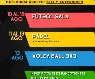 Torneos de Adultos el Tomillar