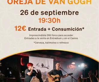 Concierto Tributo la Oreja de van Gogh