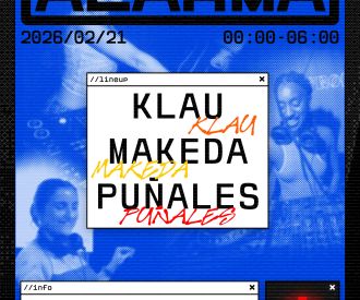 Alarma klub: Klau + Makeda + Puñales