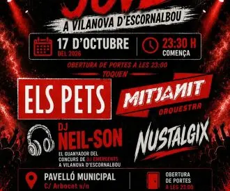 Els Pets, Orquestra Mitjanit, Nustalgix i dj Neil-son