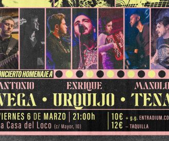 Homenaje a Urquijo, Vega y Tena