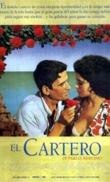 Cartel de la película Naci en el Mediterraneo: el Cartero (y Pablo Neruda)