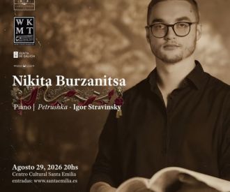 Recital de piano Nikita Burzanitsa - Santa Emilia, Mondoñedo