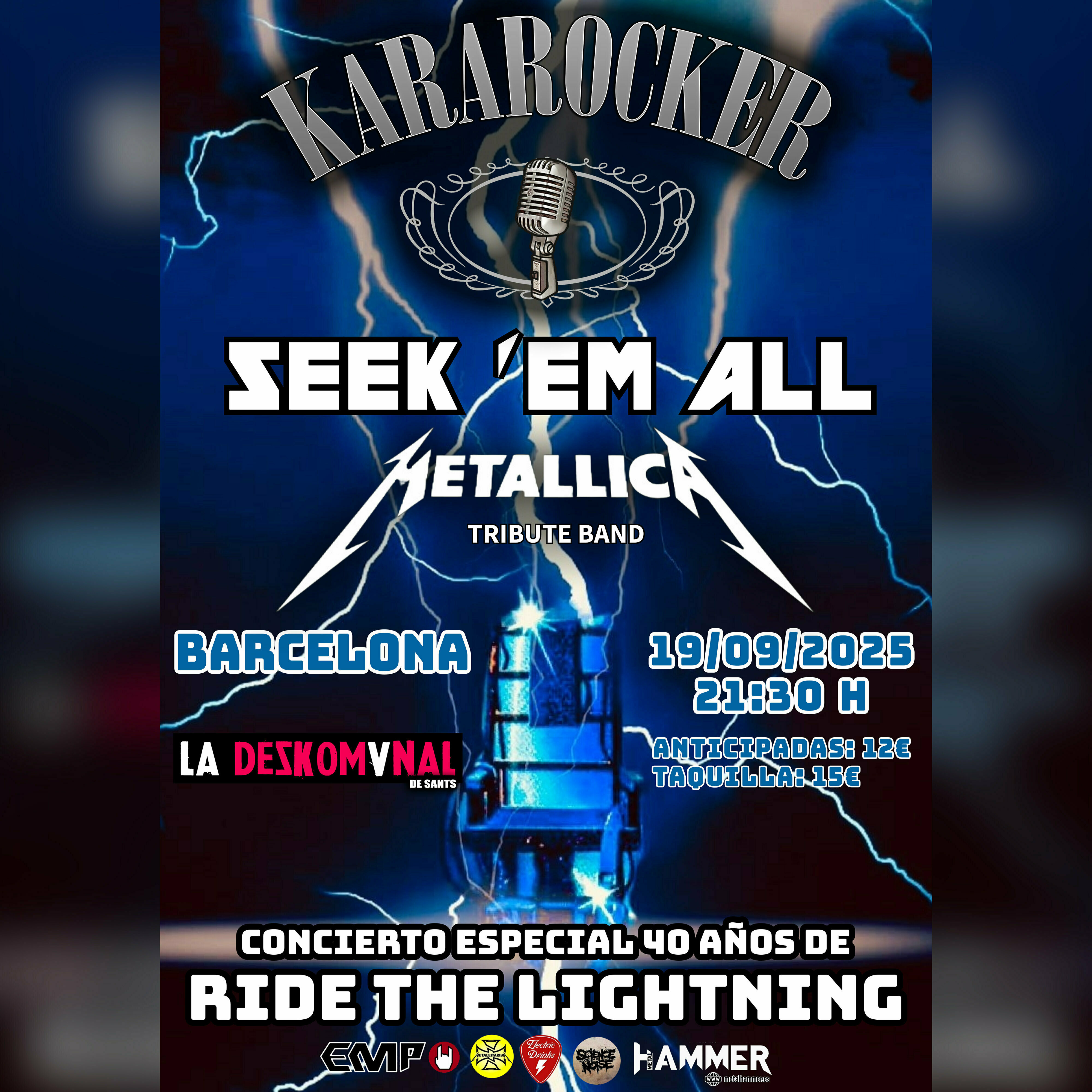 Kararocker Seek 'Em All 2025 | Taquilla.com