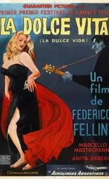 Cartel de la película La Dolce Vita (The music of italian cinema)
