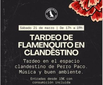 Tardeo de Flamenquito en Clandestino