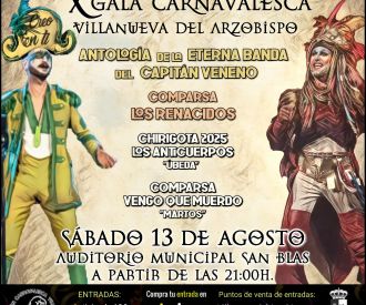Gala Carnavalesca Villanueva del Arzobispo