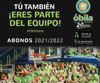 Abonos 2021/2022 Óbila Club de Basket