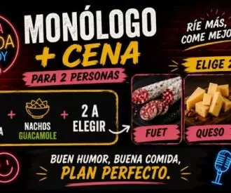 Monólogo + Cena en la Otra Movida