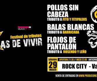 Festival de Tributos Maneras de Vivir en Valencia