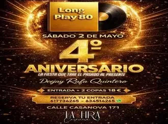 Tardeo 70s 80s 90s especial 4º aniversario