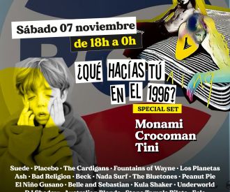 Magnífico Club - ¿qué Hacías tu en el 1996? con Monami + Crocoman + Tini