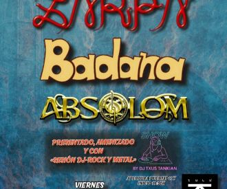 Rock Machine: Zarpa + Badana + Absolom + DJ Txus Tankian