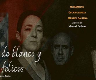 Iban de blanco y felices