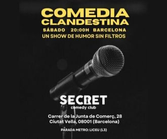 Comedia clandestina - Stand up sin filtros