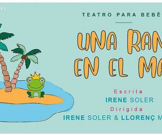 Una rana en el mar