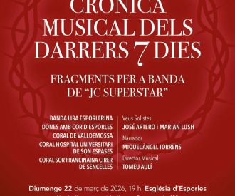 Crònica musical dels darrers 7 dies - basat en Jesucristo Superstar