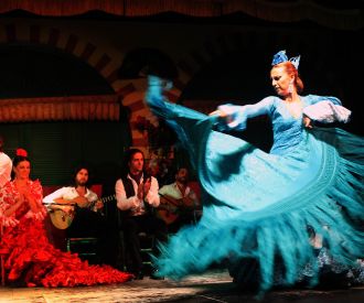 El espectáculo de flamenco en el Palacio Andaluz