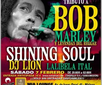 Tributo a Bob Marley y leyendas del reggae