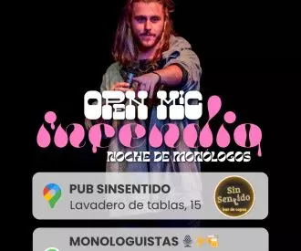 Incendio Open mic - Noche de Monólogos