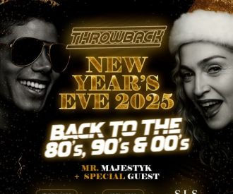Throwback NYE – Back to 80s, 90s & 00s