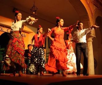 Espectáculo flamenco en el tablao El Cardenal