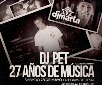27 Años de Música - dj pet