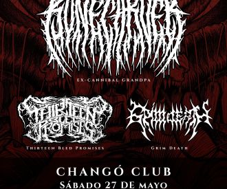 Bonecarver - Carnage Funeral + Evil - Thirteen Bled Promises & Grim Death