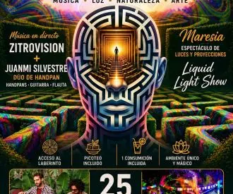 Hand pan & Liquid Light Show Zitrovision +Juanmi Silvestre +Maresia