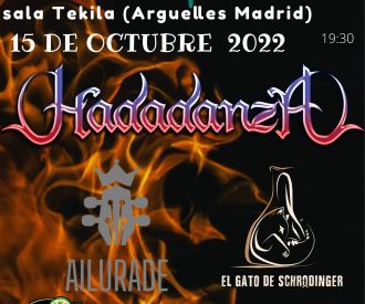 Hadadanza+ Ailurade + el Gato Schrödinger - Fiesta Deseo Metal Rock