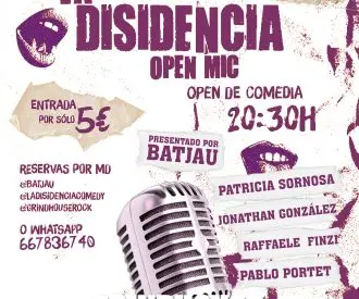 Noche de Monologos con la Disidencia Comedy
