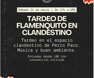 Tardeo de flamenquito en Perro Paco