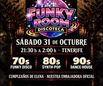 Discoteca Funky Room Halloween + Cumple de Elena