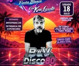 Tardeo 80 - Fiesta Blanca con ken Laszlo